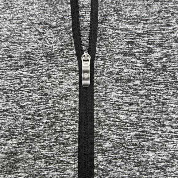 LULULEMON Always Alert 1/2 Zip Size 6 Heathered Black - Picture 6 of 8
